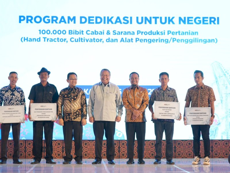 Kick Off Gerakan Nasional Pengendalian Inflasi Pangan (GNPIP) 2023 di Balai Prajurit Jenderal M Yusuf, Ahad, 5 Maret 2023.