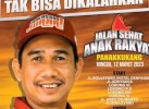 Penyanyi Legendaris Makassar Udhin Leaders Bakal Meriahkan Jalan Sehat Anak Rakyat