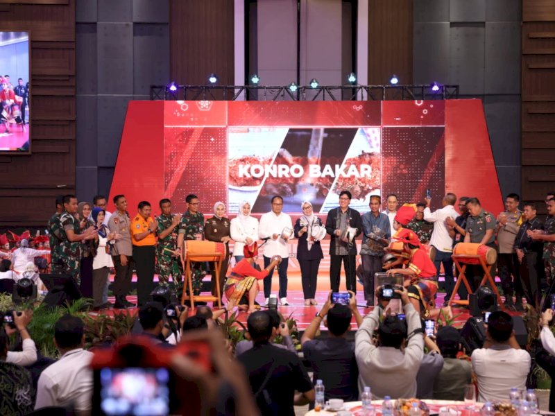 Branding Makassar Kota Makan Enak resmi di-launching di Four Point Sheraton, Selasa (14/03/2023).