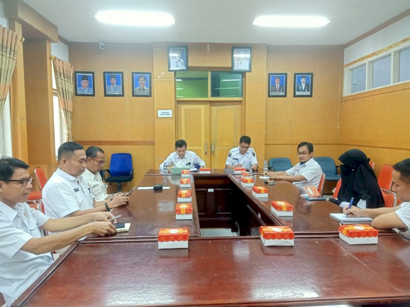 Rapat Persiapan Verifikasi Lapangan (Verlap) Kompetisi Inovasi Pelayanan Publik (KIPP) Tingkat Provinsi Sulsel, Rabu (15/3/2023).