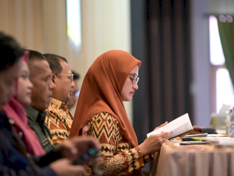 Musrenbang RKPD 2024 Kabupaten Luwu Utara yang dihadiri Bupati Luwu Utara, Indah Putri Indriani, Kamis (16/3).