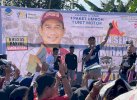 Jalan Sehat Anak Rakyat, Rudianto Lallo Kampanye Penyelamatan Lingkungan di Sangkarrang
