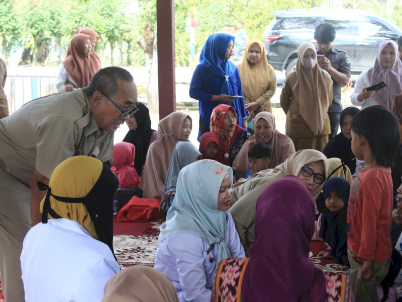 Tim Verlap Kompetisi Inovasi Pelayanan Publik (KIPP) Tingkat Provinsi Sulawesi Selatan melakukan penilaian dan verifikasi terhadap inovasi GIAT KI CES di Lutra.