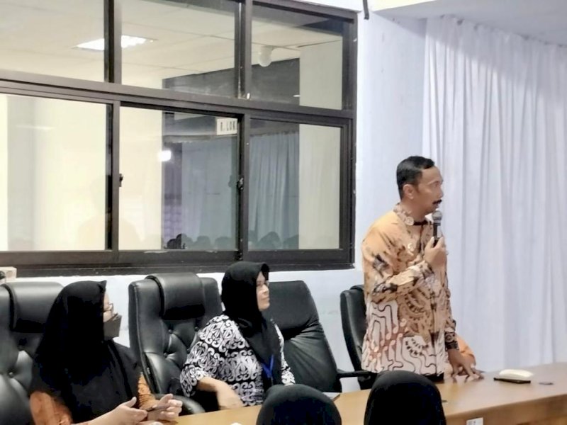 Wakil Bupati Wajo, Amran memantau langsung pelaksanaan seleksi kompetensi di Kantor Regional IV Badan Kepegawaian Negara (BKN), Makassar, Sabtu (25/3/2023).