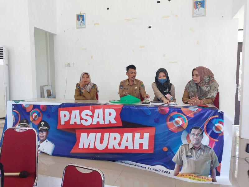 Jelang Idul Fitri, Pemda Luwu Utara Gelar Operasi Pasar di 13 Kecamatan