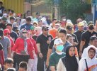 Hari Jadi Bone ke-693, Bupati Fahsar Jalan Santai Bersama Ribuan Warga