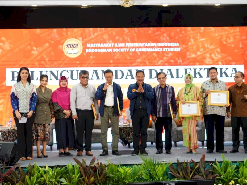 MIPI meluncurkan buku berjudul &ldquo;Etika Pemerintahan&rdquo; di Hotel Grand Sahid Jaya, Jakarta, Jumat (5/5/2023).