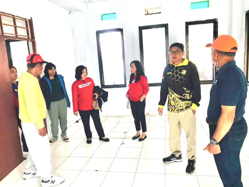 Wakil Bupati Toraja Utara Frederik Viktor Palimbong melakukan kunjungan ke Kantor BPBD, Jumat kemarin.