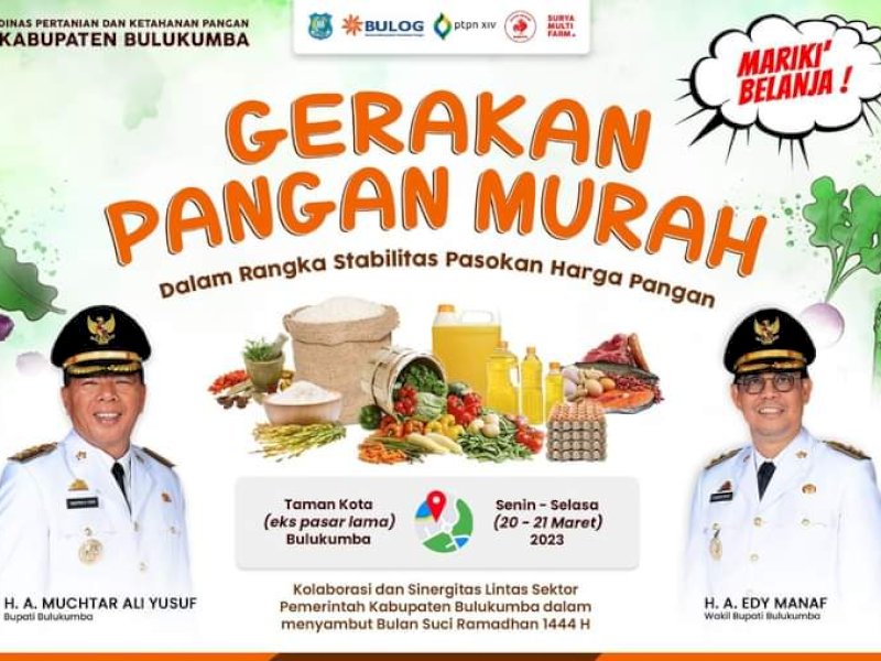 Jelang Ramadan, Pemkab Bulukumba Gelar Pasar Pangan dengan Harga Terjangkau 