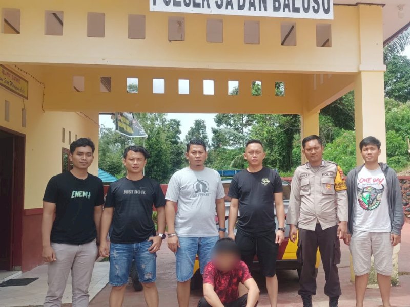 Tim Resmob Polres Torut usai meringkus YS, pelaku pemerkosaan.