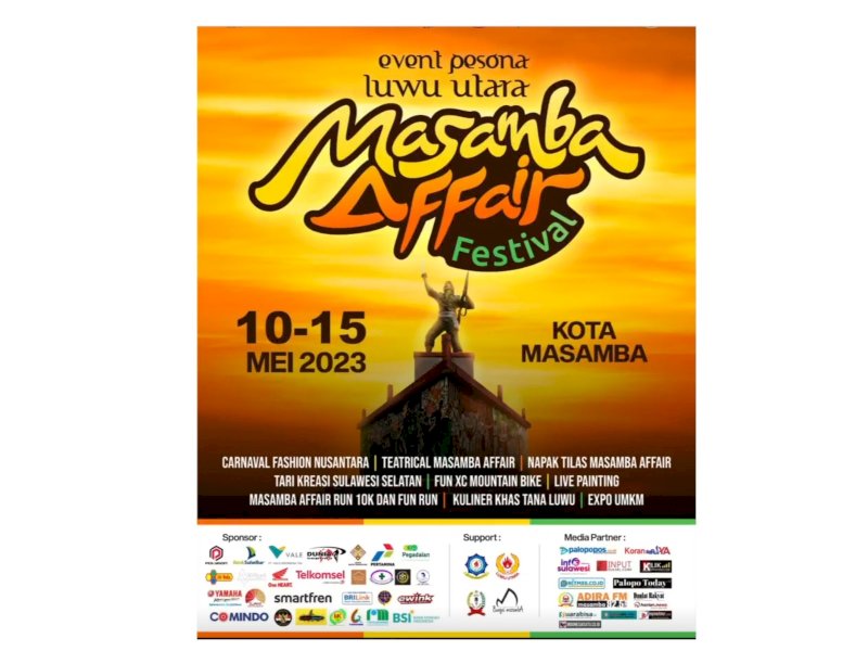 Masamba Affair Festival Dibuka Malam ini, 6 OPD dapat Tugas Khusus dari Bupati IDP
