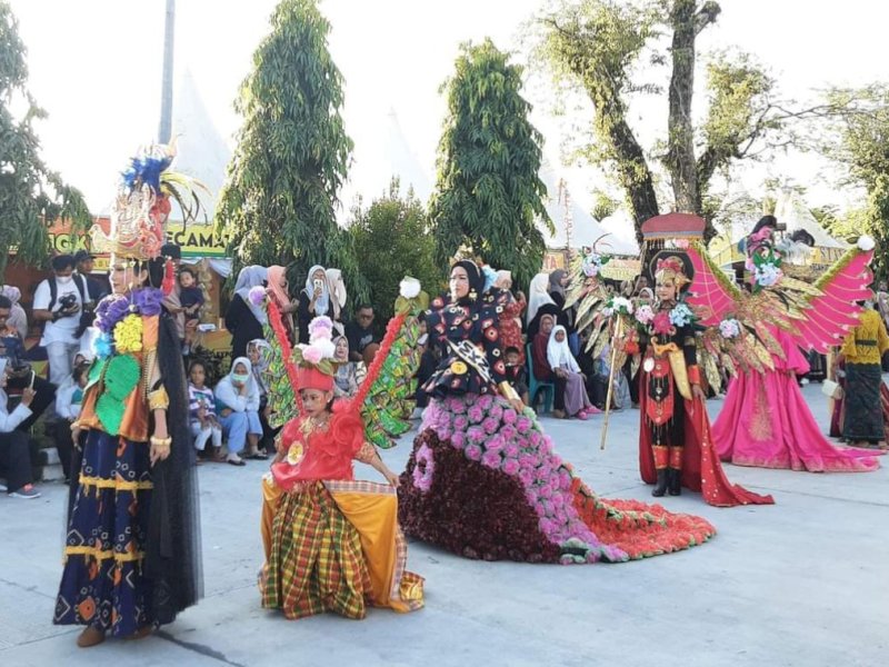Lomba Karnaval Masamba Affair Festival (MAF) 2023, Sabtu (13/5/2023), di Lapangan Taman Siswa (Tamsis) Masamba.