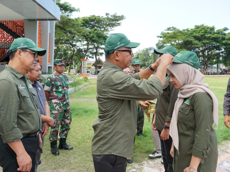 Apel Siaga dan Pelepasan Petugas Sensus di Lapangan Pemuda, Senin 29 Mei 2023.