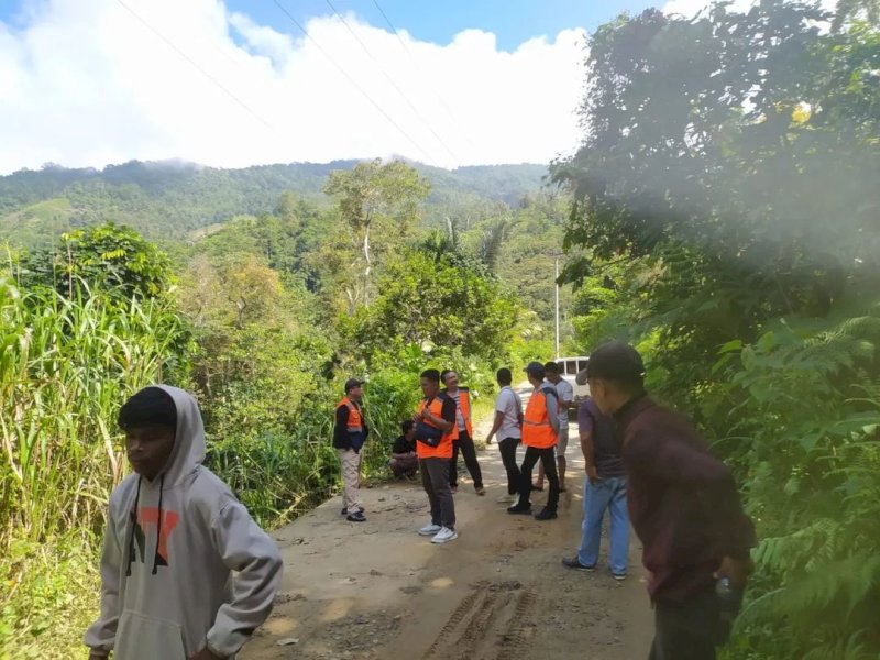 Jalur batas Tator-Pinrang kini mulai Dikerja. 