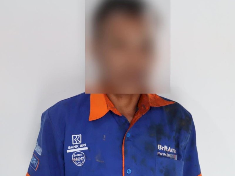 Pelaku tindak pelecehan seksual diamankan di Polres Tator. 