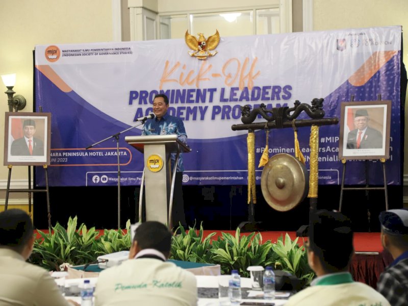 Kick-Off Prominent Leaders Academy Program di Menara Peninsula Hotel, Jakarta, Selasa (6/6/2023).