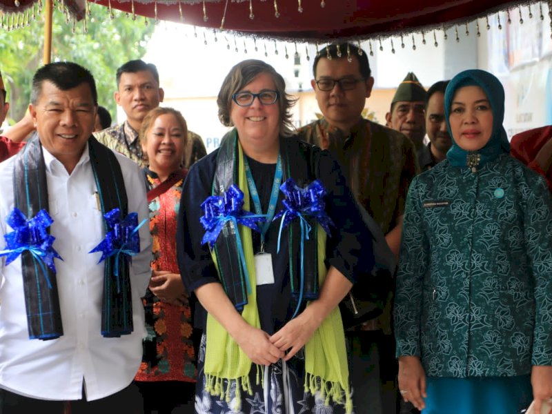 Bupati Bulukumba Andi Muchtar Ali Yusuf meluncurkan Gerakan Pengembalian Anak ke Sekolah dan Program Penguatan Remaja Perempuan Terintegrasi di Kabupaten Bulukumba.