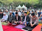Ketua DPRD Makassar Rudianto Lallo Salat Idul Adha Bareng Warga Muhammadiyah di Pantai Losari 