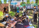 Brimob Bone Sembelih 9 Ekor Sapi Kurban, Dibagikan ke Panti Asuhan dan Warga