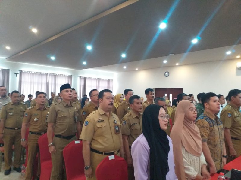 Bimtek Penyusunan Masterplan  Smart City dan Quick Win Program Unggulan Tahap 1 di Hotel Seruni Bantaeng, Senin (3/7).