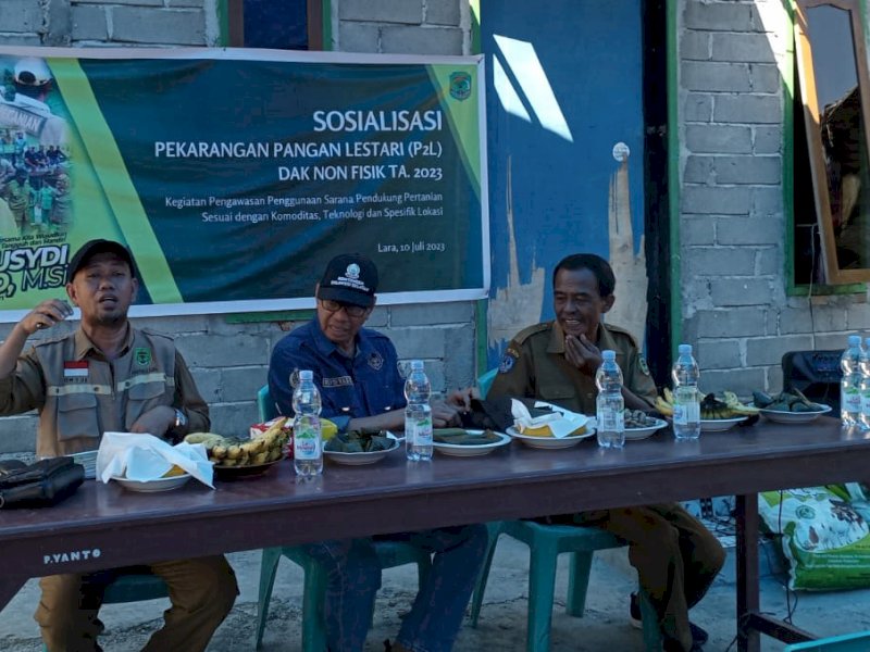 Sosialisasi Program P2L, Senin (10/7/2023), di KWT Kamboja Desa Lara Kecamatan Baebunta Selatan.