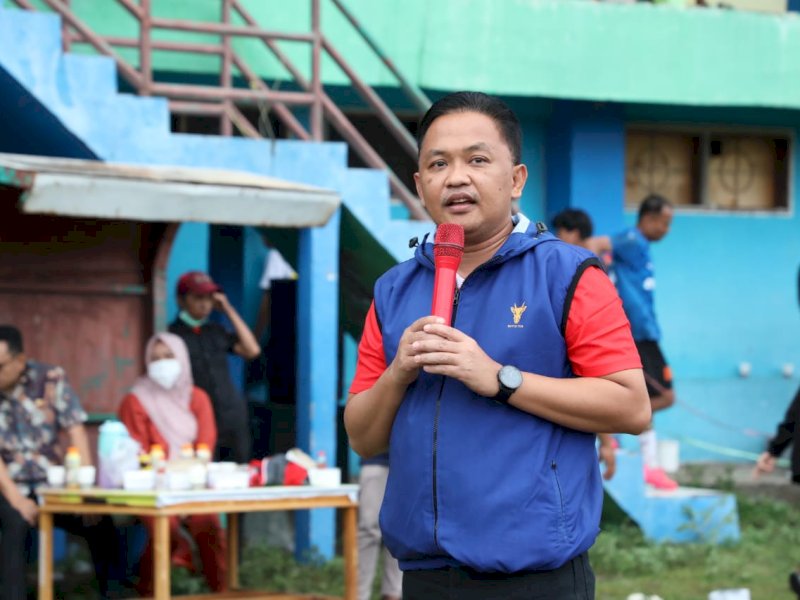 Bupati Bantaeng Ilham Azikin menutup secara resmi Turnamen Sepak Bola Bupati Cup IV 2023 di Stadion Mini Lamalaka, Kecamatan Bantaeng.