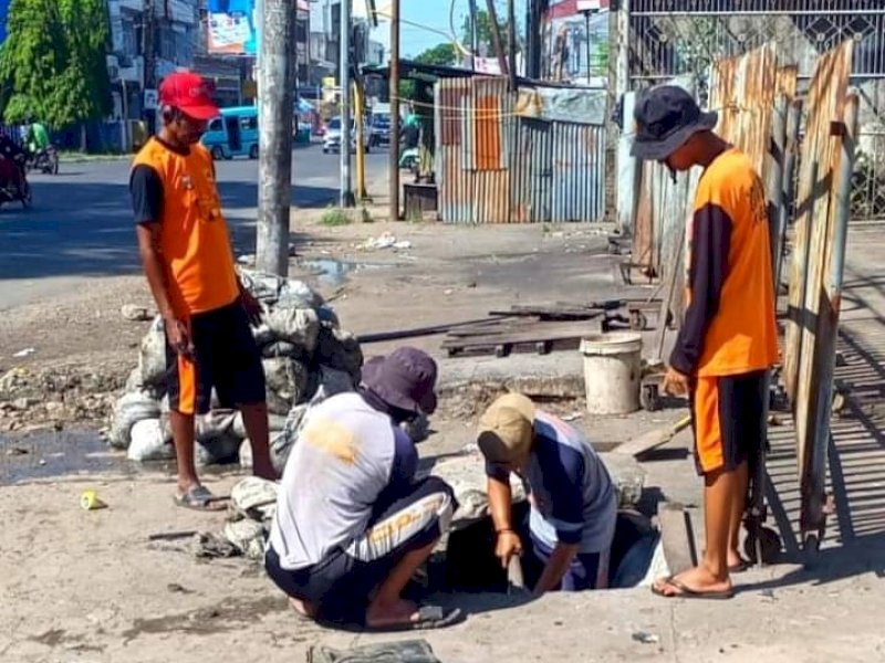Pakandatto Apresiasi Respons Cepat Dinas PU Makassar Benahi Drainase di Yos Sudarso