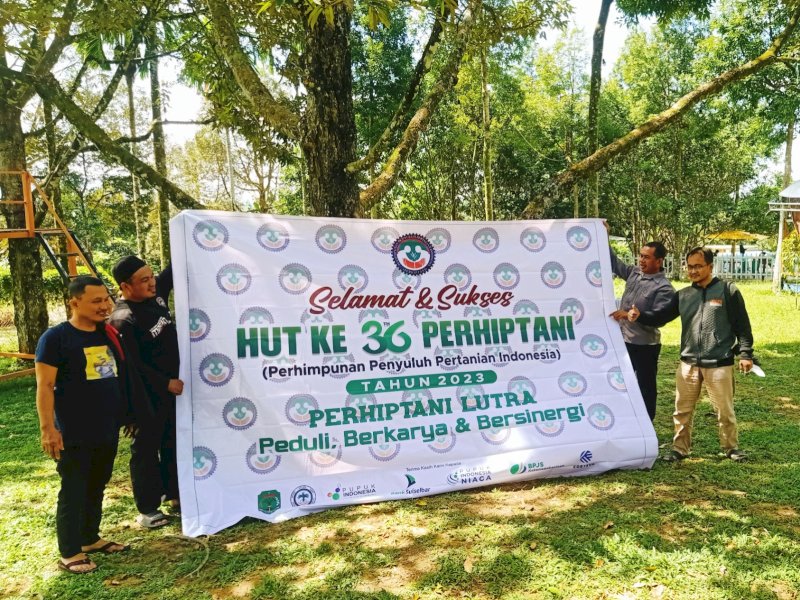 HUT Ke-36 Perhiptani, Ribuan Bibit Pohon Bakal Ditanam di Bantaran Sungai Masamba