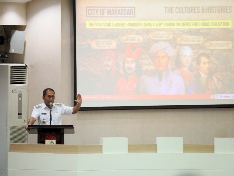 Wali Kota Makassar Moh Ramdhan Pomanto memberikan ceramah umum kepada peserta Kuliah Kerja Dalam Negeri (KKDN) Pasis Dikreg LI Sesko TNI TA 2023.