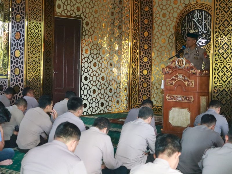 Kegiatan Binrohtal Polres Bulukumba yang digelar Kamis (27/7/2023). 