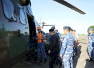 Peringati Hari Bakti TNI AU ke-76, Danny Bareng Pangkoopsud Naik Heli ke Jeneponto