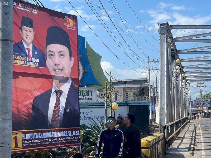 Baliho AIA yang terpajang di Bulukumba hanya puluhan titik. 