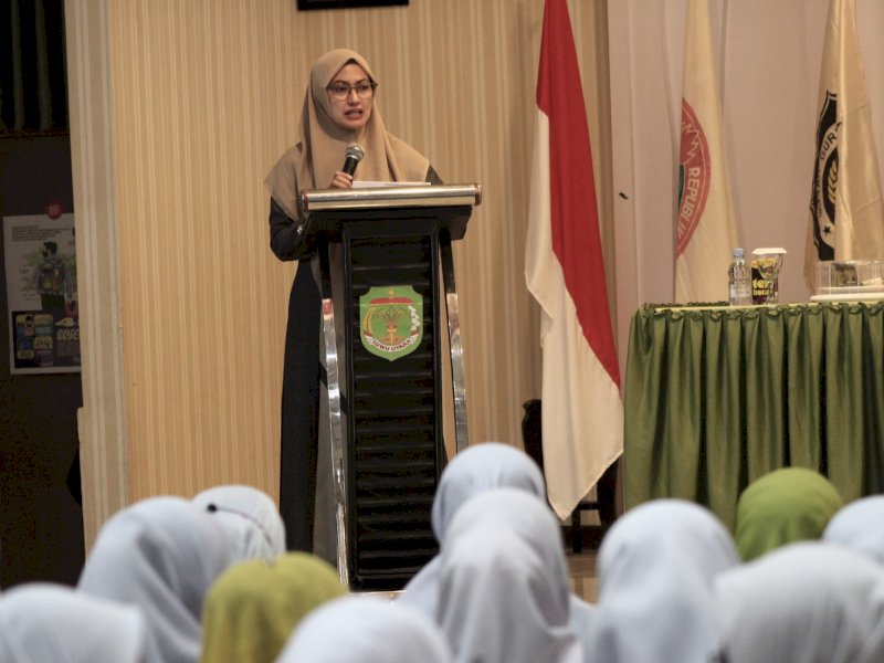 Bupati Luwu Utara Indah Putri Indriani, membuka secara resmi kegiatan Konferda V IGTKI-PGRI Kabupaten Luwu Utara. 