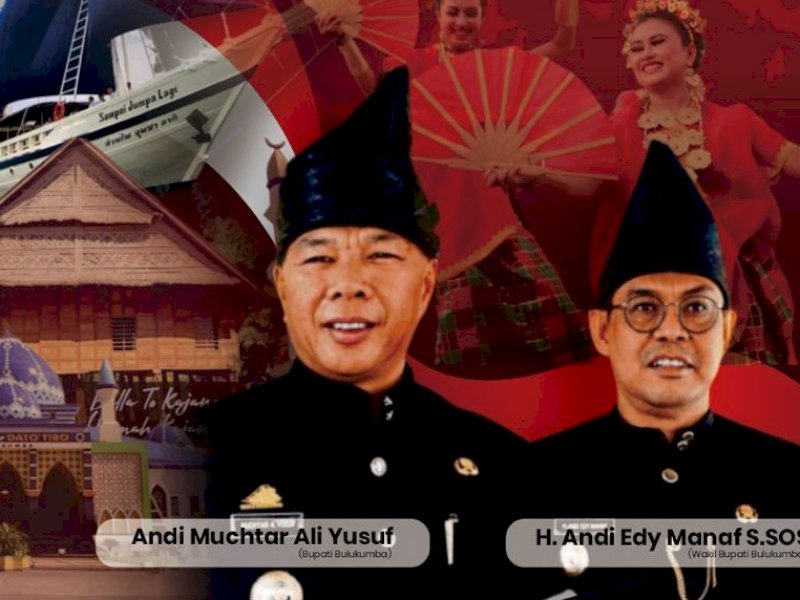 Festival Budaya Iringi Puncak Gerakan Pembagian 10 Juta Bendera di Bulukumba