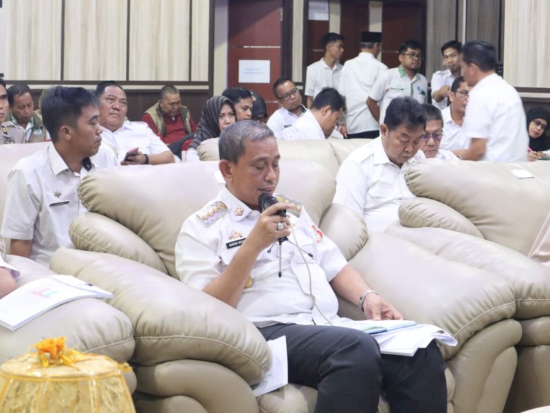 Verifikasi lapangan secara virtual di Ruang Rapat Pimpinan Kantor Bupati Wajo, Rabu (02/08/2023). 