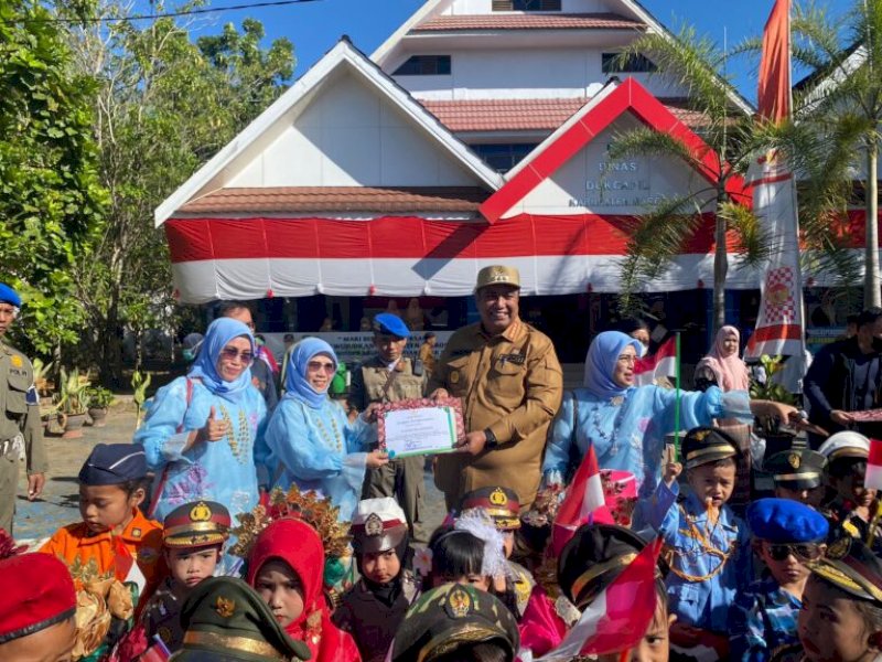 Digelar 2 Hari Berturut-turut, Gerak Jalan Kreasi di Maros Diikuti 250 Grup