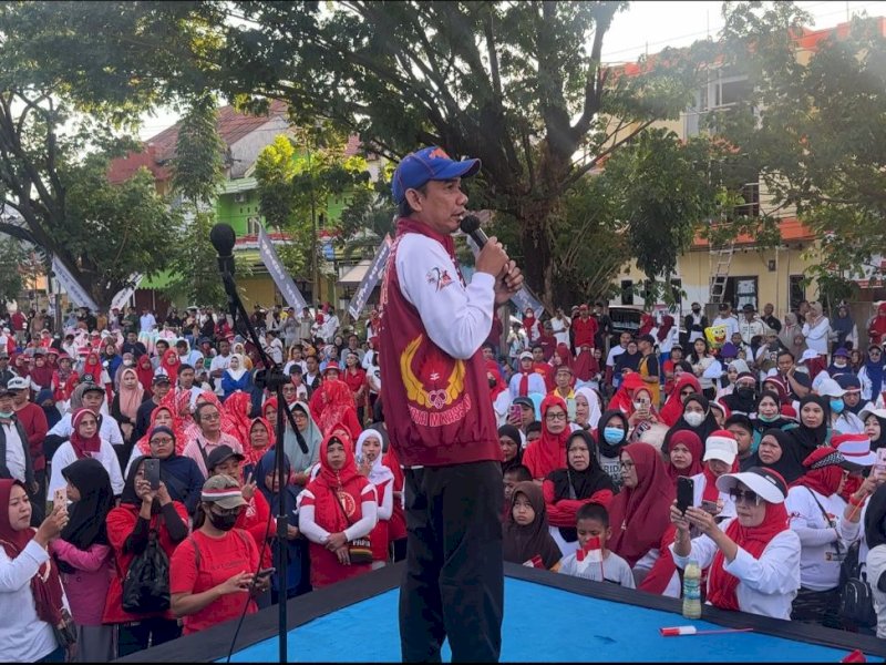 Jalan Sehat &ldquo;Merdeka Anak Rakyat" yang  digelar di Lapangan Tala, Bumi Tamalanrea Permai (BTP). 