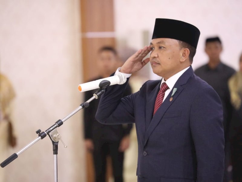 Bupati Bantaeng Ilham Azikin Kukuhkan 70 Paskibraka