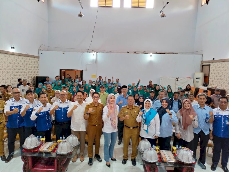 Sosialisasi sistem pengelolaan air limbah domestik dan dampaknya terhadap kesehatan masyarakat, Selasa (15/8/2023).