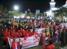 Pawai Lampion Sambut HUT Kemerdekaan, Ribuan Warga Padati Jalan-jalan di Kota Sengkang 