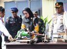Disaksikan IDP, ini Penampakan Senjata Api Rakitan yang Dimusnahkan Polres Lutra