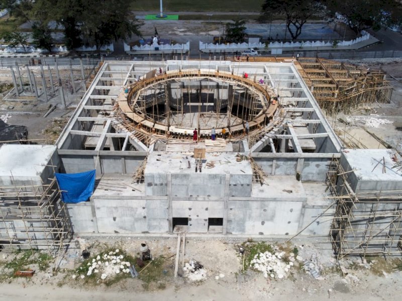 Masjid Agung Selayar yang kembali disuntik Rp8,5 miliar di 2023.