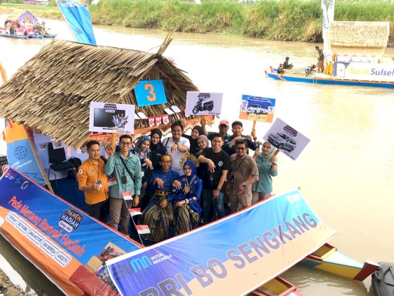 BRI Sengkang ikut berkontribusi dalam Festival Danau Tempe. 