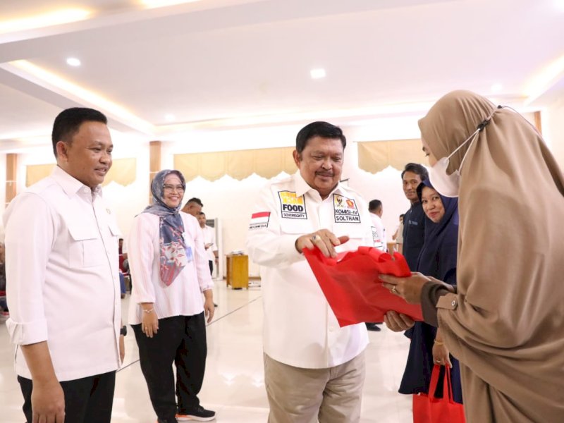 Pelatihan Diversifikasi Olahan Hasil Perikanan yang diselenggarakan oleh Komisi IV DPR RI, di Balai Kartini, Kabupaten Bantaeng, Kamis (31/08/23).