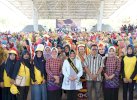 Bunda PAUD Makassar Lepas 1.400 Peserta Pawai TK se-Kota Makassar