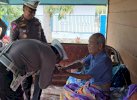 Refleksi HUT Lalu Lintas, Satlantas Polres Tator Anjangsana ke Rumah Purnawirawan
