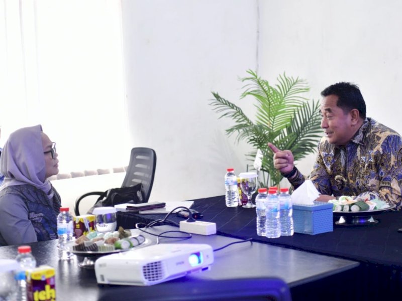 Pj Gubernur Sulsel Bahtiar meninjau kawasan industri d Bantaeng dan Takalar.