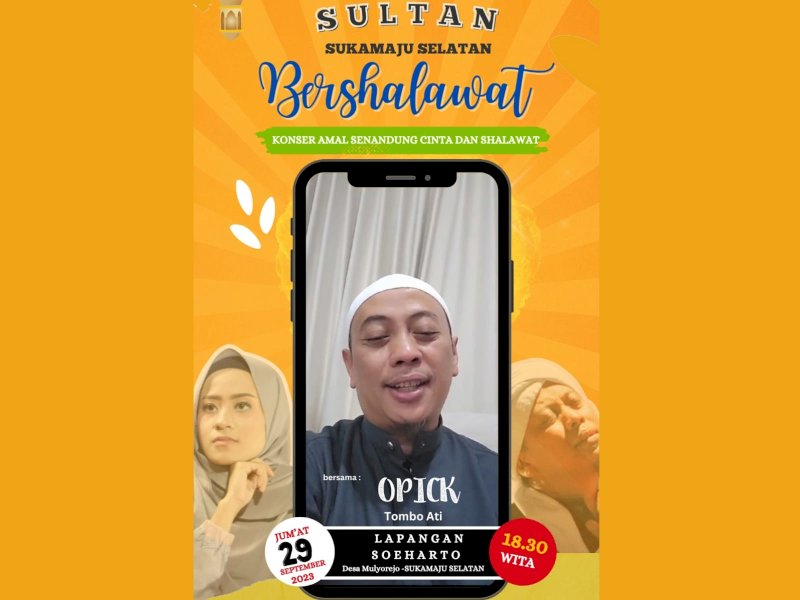 Opick 'Tombo Ati' Gelar Konser Amal di Luwu Utara