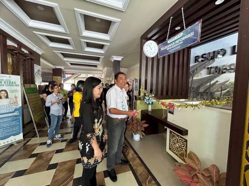 BPJS Kesehatan Cabang Makale meresmikan loket pelayanan informasi di RSUD Lakipadada.