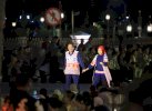 Momen Bahtiar-Sofha Fashion Show Pamer Batik Sarita Toraja Utara di Istana Negara